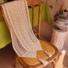 Cotton and linen table flags, American country retro crochet cotton thread, TV cabinets, shoe cabinets, cover towels, long strips, coffee tables, dining tables, decorative fabrics details Picture